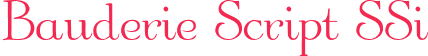 Bauderie Script SSi